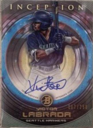 Victor Labrada #PA-VL 2022 Bowman Inception Baseball Prospect Autographs