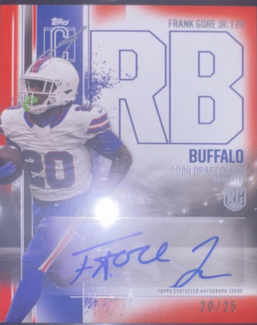 Frank Gore Jr. [Orange] #RCA-FG