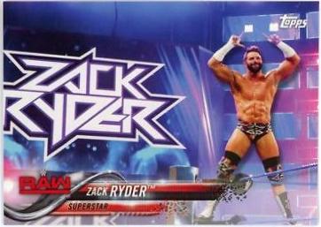 Zack Ryder #R-39 Wrestling Cards 2018 Topps WWE Then Now Forever Roster Update