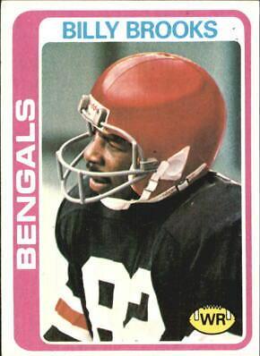 Billy Brooks #74 Football Cards 1978 Topps