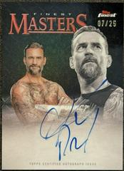 CM Punk [Black Refractor] #FM-CMP Prices | 2025 Topps Finest WWE