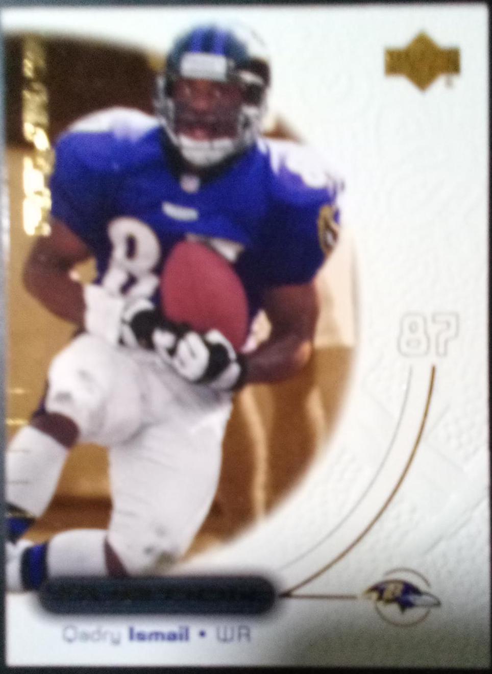 Qadry Ismail #5 Football Cards 2000 Upper Deck Ovation