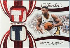 Zion Williamson [Ruby] #8 Basketball Cards 2024 Panini Flawless Dual Patch Prices