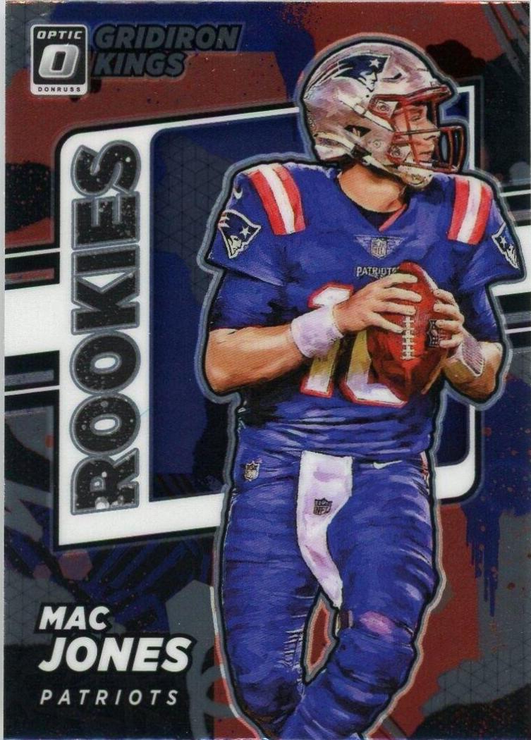 Mac Jones #RGK-6 Football Cards 2021 Panini Donruss Optic Rookie Gridiron Kings