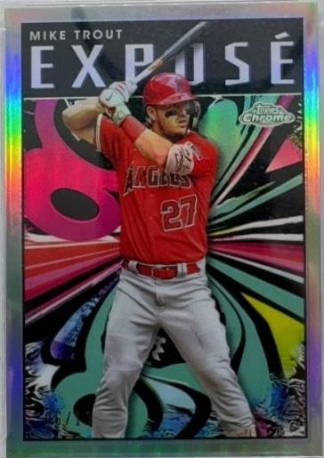Mike Trout #TCE-2 Baseball Cards 2024 Topps Chrome Expose
