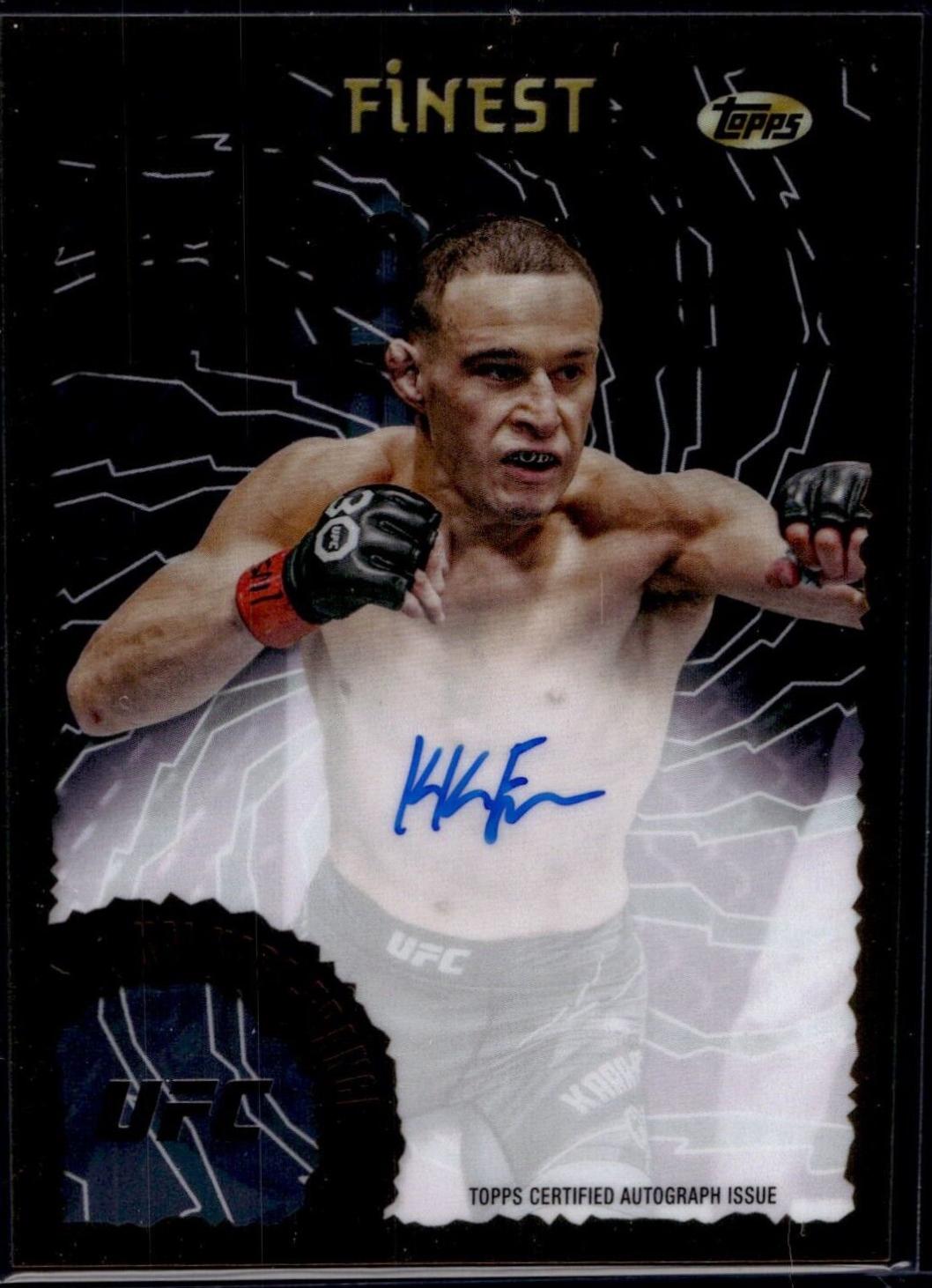 Kai Kara-France #IA-KKF Ufc Cards 2024 Topps Finest UFC Intimidators Autograph
