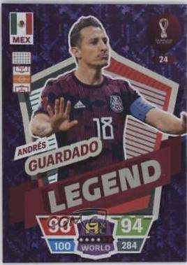 Andres Guardado #24 Soccer Cards 2022 Panini Adrenalyn XL FIFA World Cup Qatar