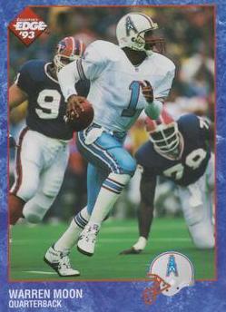 Warren Moon #87 Football Cards 1993 Collector's Edge