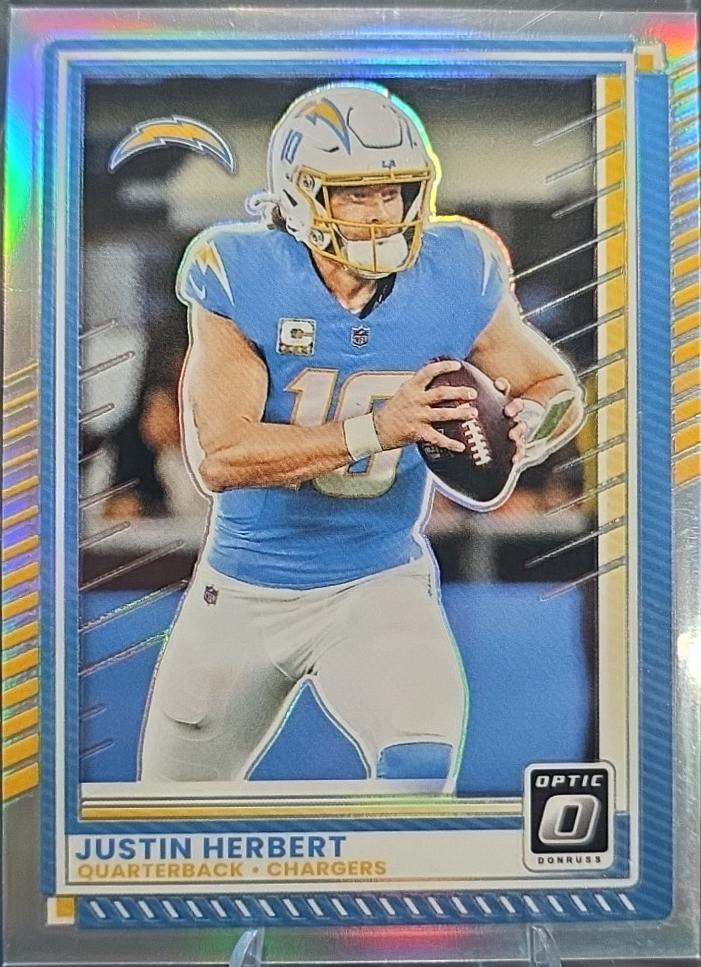 2025 Panini Donruss Optic Justin Herbert [Holo] #109 card