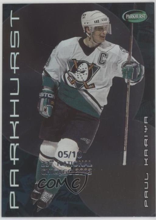 Paul Kariya #1 2001-02 Parkhurst Hockey