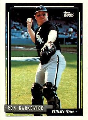 Ron Karkovice #153 Baseball Cards 1992 Topps