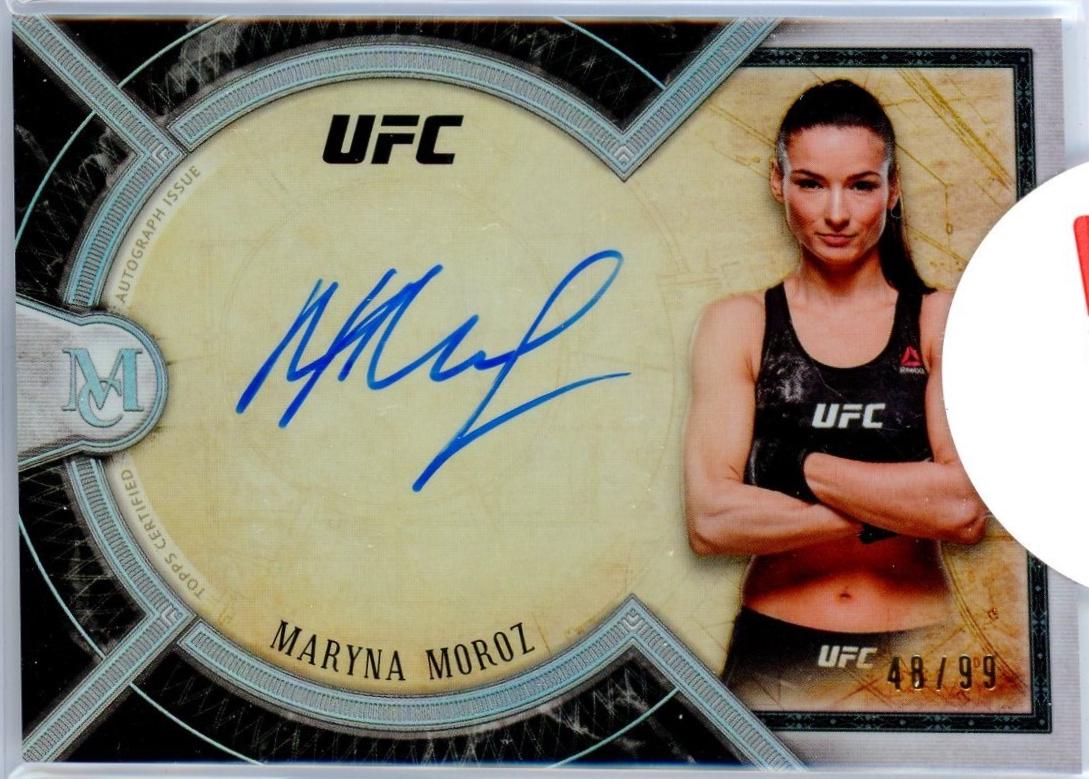 Maryna Moroz #MA-MM Ufc Cards 2018 Topps UFC Museum Collection Autographs