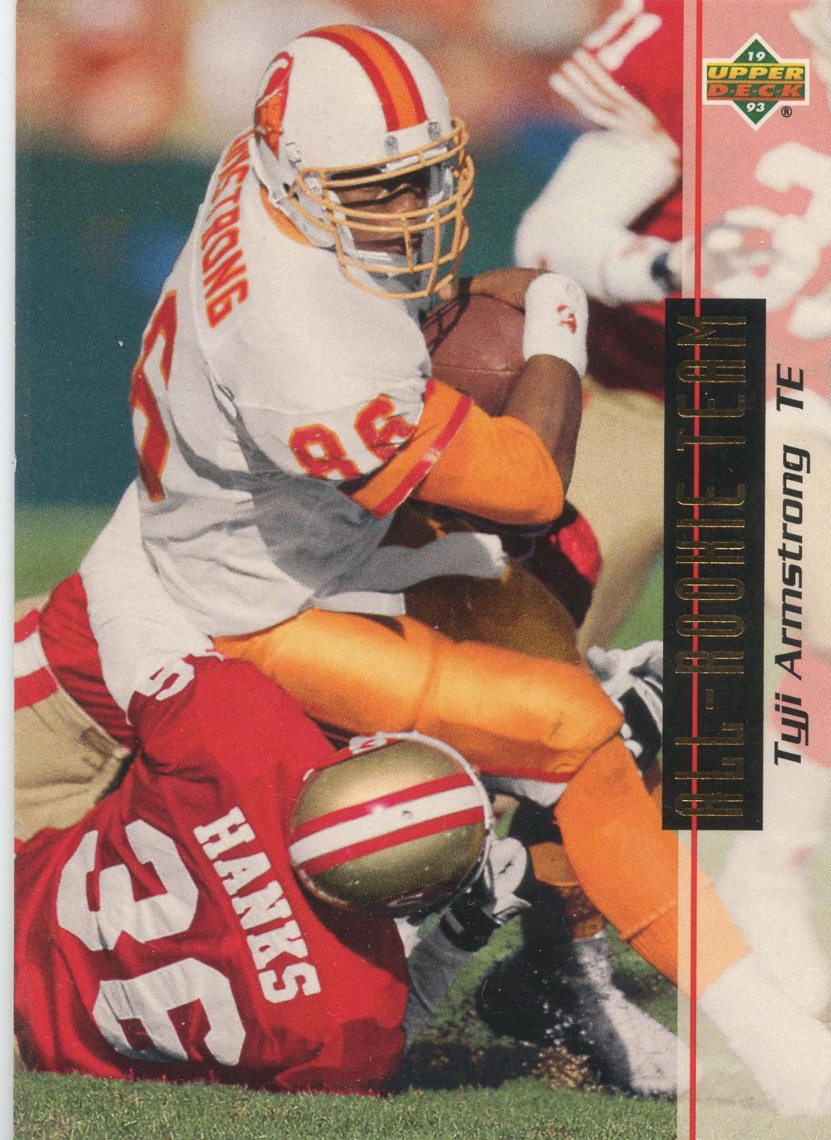 Tyji Armstrong #37 Football Cards 1993 Upper Deck