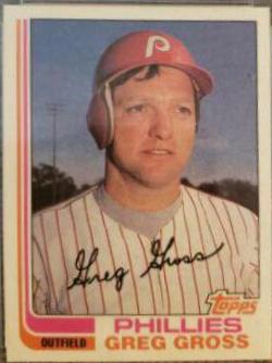 Greg Gross #53 Baseball Cards 1982 Topps