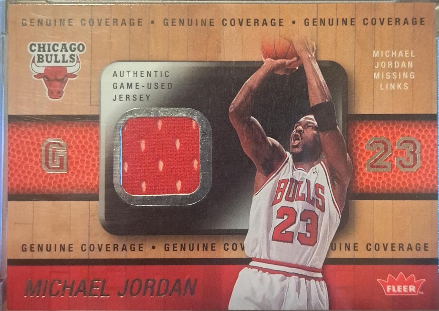 Michael Jordan #MJ-2 Basketball Cards 2007 Fleer Missing Links