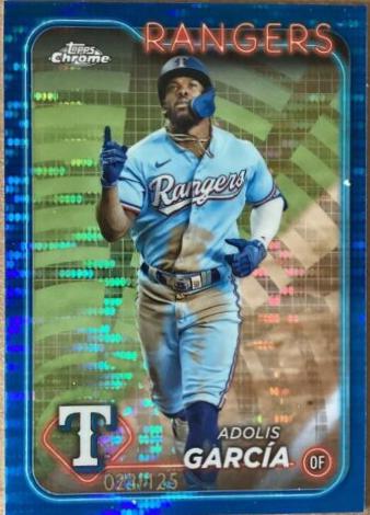 Adolis Garcia [Sonar Blue Refractor] #114