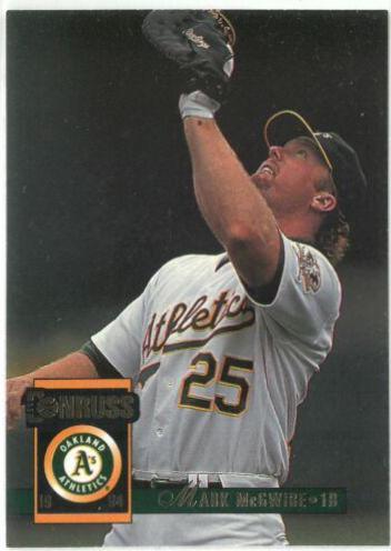 Mark McGwire #335 Baseball Cards 1994 Donruss