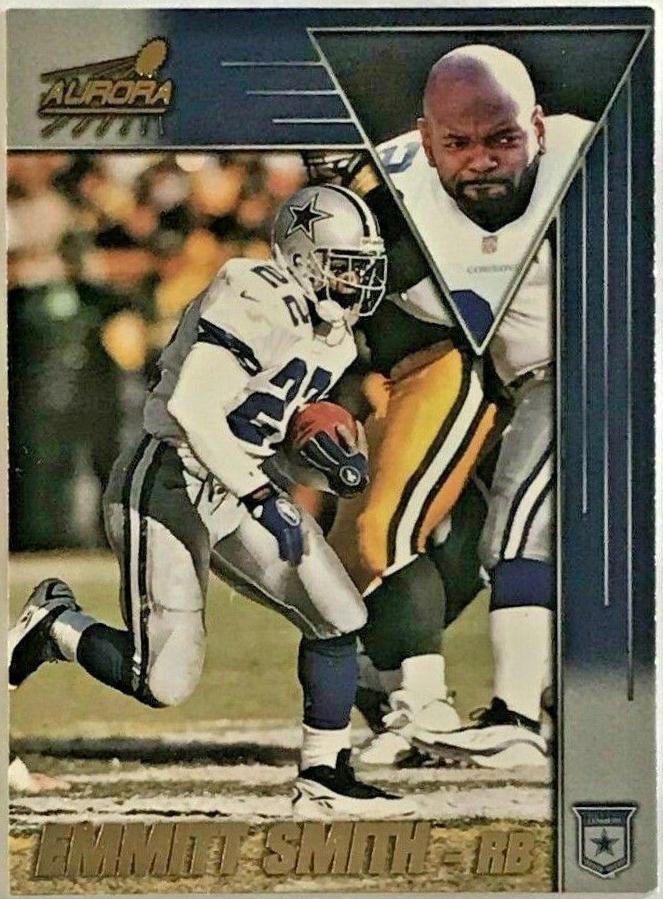 Emmitt Smith #43 Football Cards 1998 Pacific Aurora