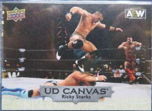Ricky Starks #C10 Wrestling Cards 2022 Upper Deck AEW UD Canvas