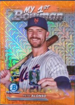 Pete Alonso [Orange Mojo Refractor] #M1B-37