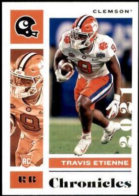 Travis Etienne Jr. #11 Football Cards 2021 Panini Chronicles Draft Picks