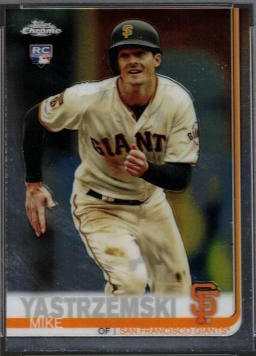 Mike Yastrzemski #49 Baseball Cards 2019 Topps Chrome Update