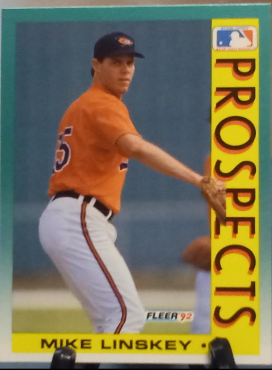 Mike Linskey #663 Baseball Cards 1992 Fleer
