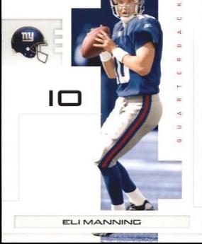 Eli Manning #66 2007 Playoffs NFL