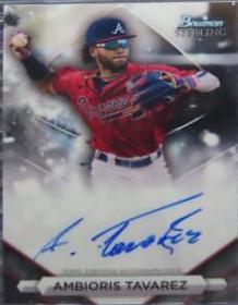Ambioris Tavarez #PA-AT Baseball Cards 2023 Bowman Sterling Prospect Autograph