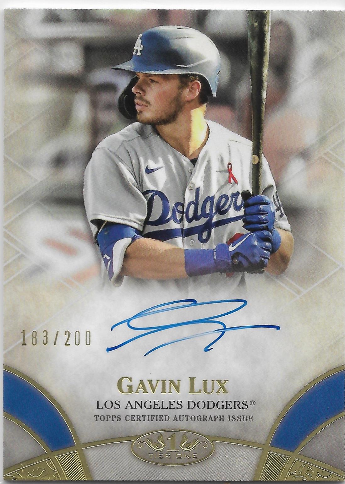 Gavin Lux #BOA-GL 2021 Topps Tier One Baseball Break Out Autographs