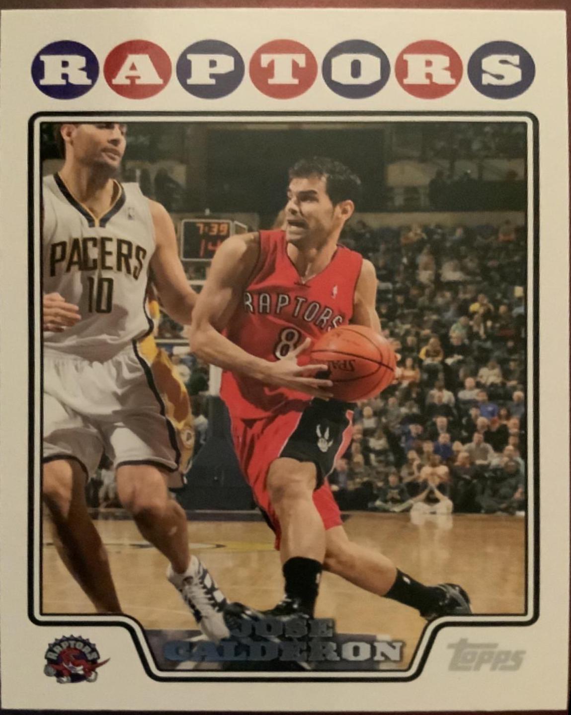 Jose Calderon #28 Basketball Cards 2008 Topps