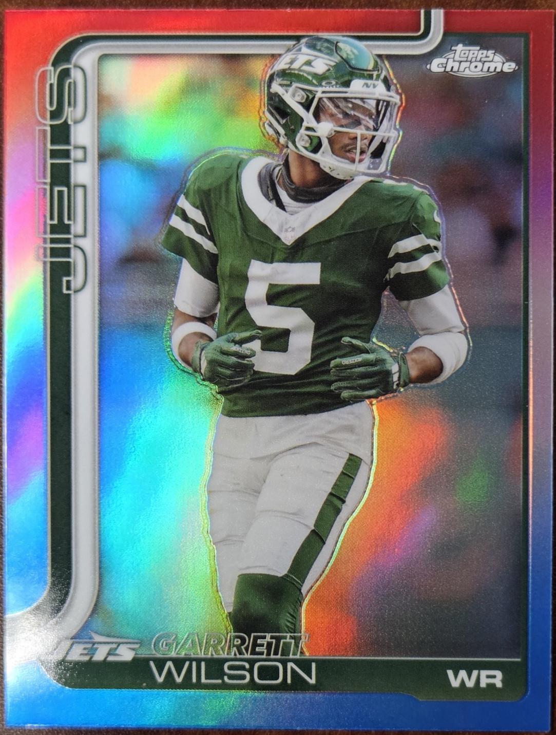 Garrett Wilson [Red White Blue Refractor] #235