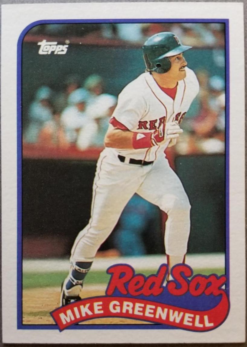 Mike Greenwell #630 Baseball Cards 1989 Topps
