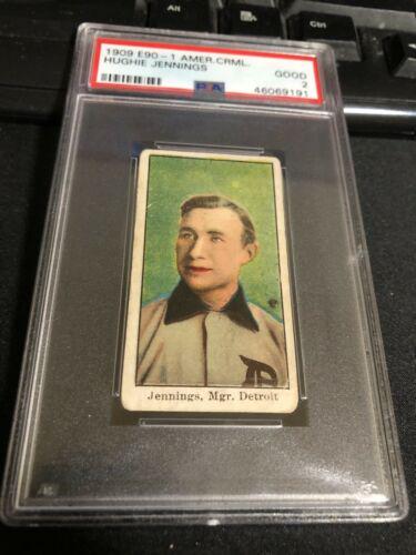 Hughie Jennings Baseball Cards 1909 E90-1 American Caramel