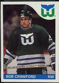 Bob Crawford #162 Hockey Cards 1985 Topps