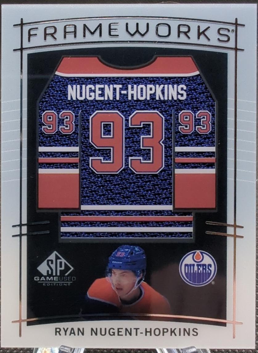 Ryan Nugent-Hopkins #F-RN Hockey Cards 2024 SP Game Used Frameworks