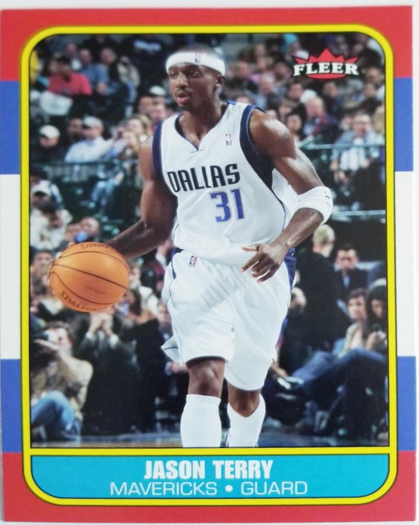 Jason Terry #56 2006-07 Fleer Basketball 1986-87 20th Anniversary