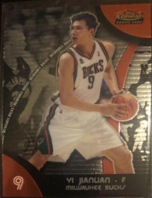 Yi Jianlian #73 Basketball Cards 2007 Finest