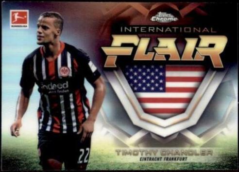 Timothy Chandler #IF-17 Soccer Cards 2019 Topps Chrome Bundesliga International Flair