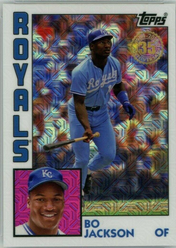 Bo Jackson #14 2019 Topps Silver Pack 1984 Chrome Promo Baseball
