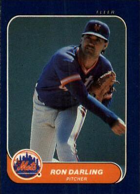 Ron Darling #18 Baseball Cards 1986 Fleer Mini