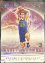 Brandin Podziemski #15 Basketball Cards 2023 Panini Origins Taking the Leap