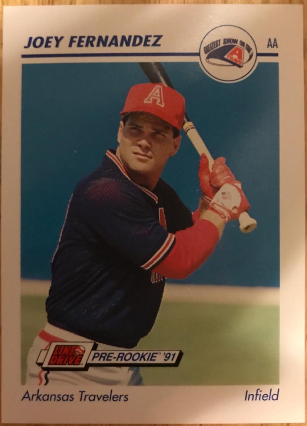 Joey Fernandez #32 Baseball Cards 1991 Impel Line Drive Pre Rookie AA