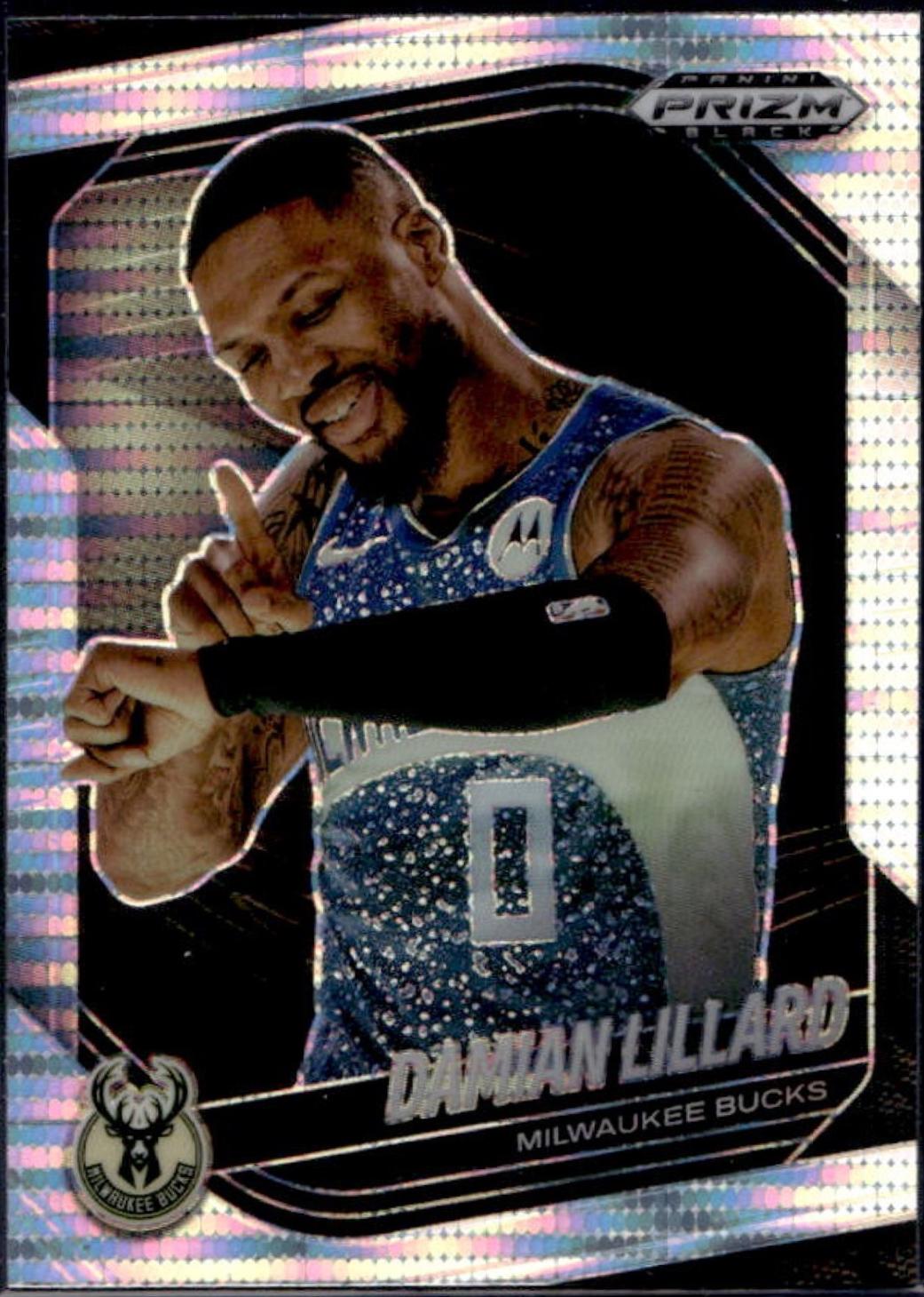 Damian Lillard [Pulsar] #91 Prices | 2024 Panini Prizm Black 