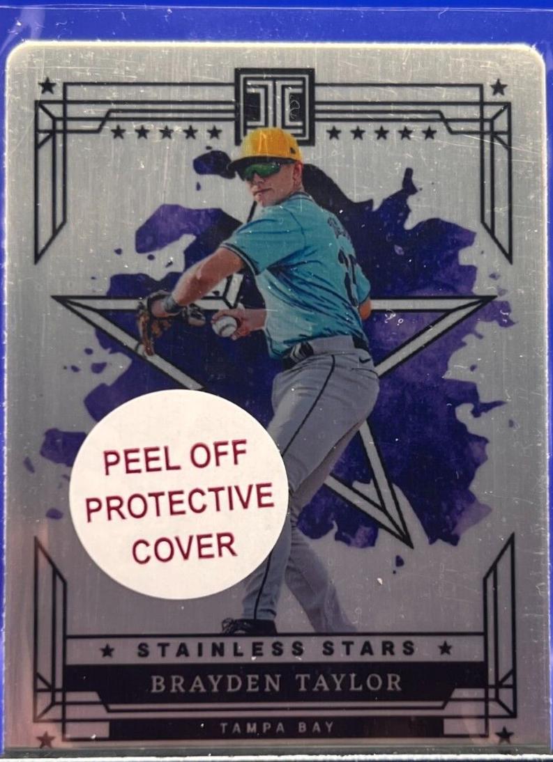 Brayden Taylor #17 Baseball Cards 2024 Panini Impeccable Stainless Stars