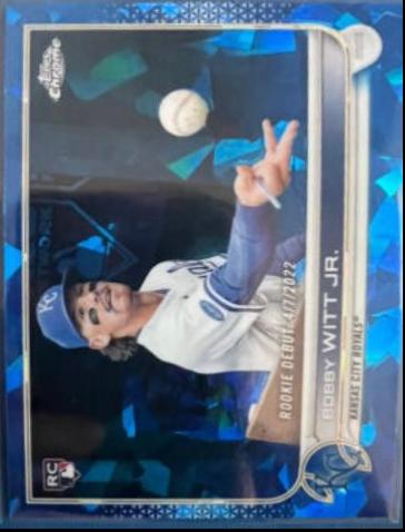 Bobby Witt Jr. #US113 Baseball Cards 2022 Topps Chrome Update Sapphire