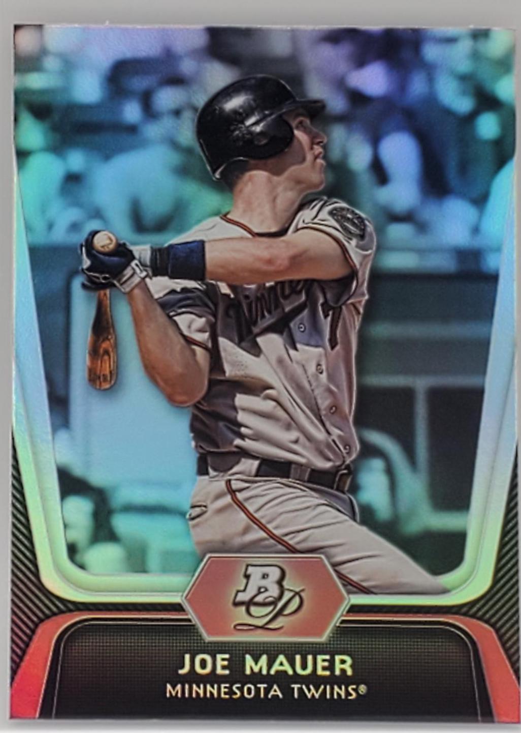 Joe Mauer #2 Baseball Cards 2012 Bowman Platinum