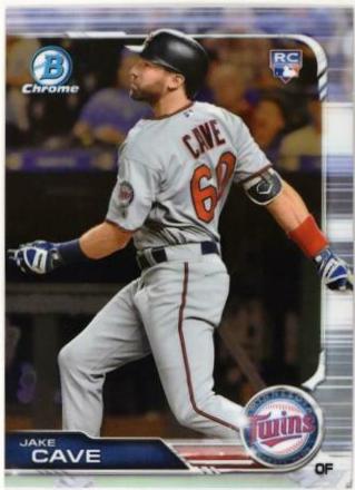 Jake Cave #5 Baseball Cards 2019 Bowman Chrome