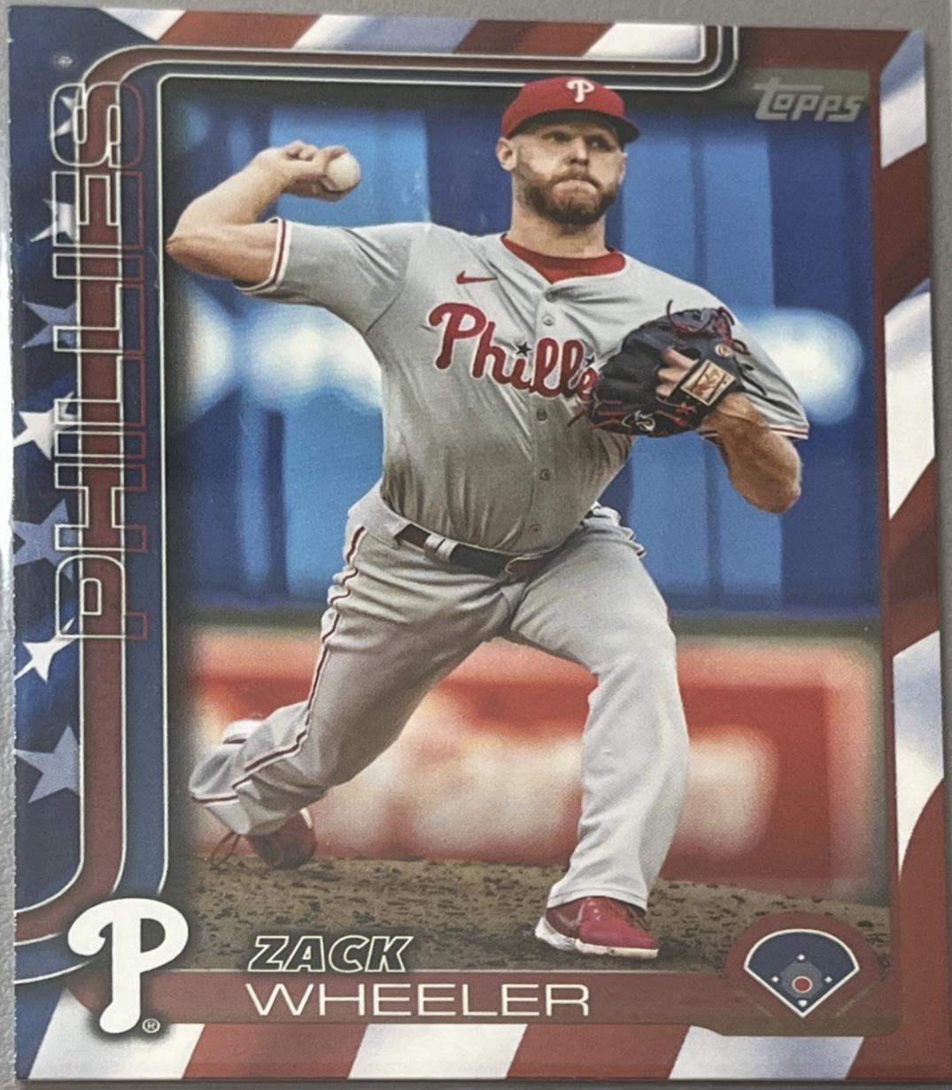 Zack Wheeler [Independence Day] (2025 Topps)