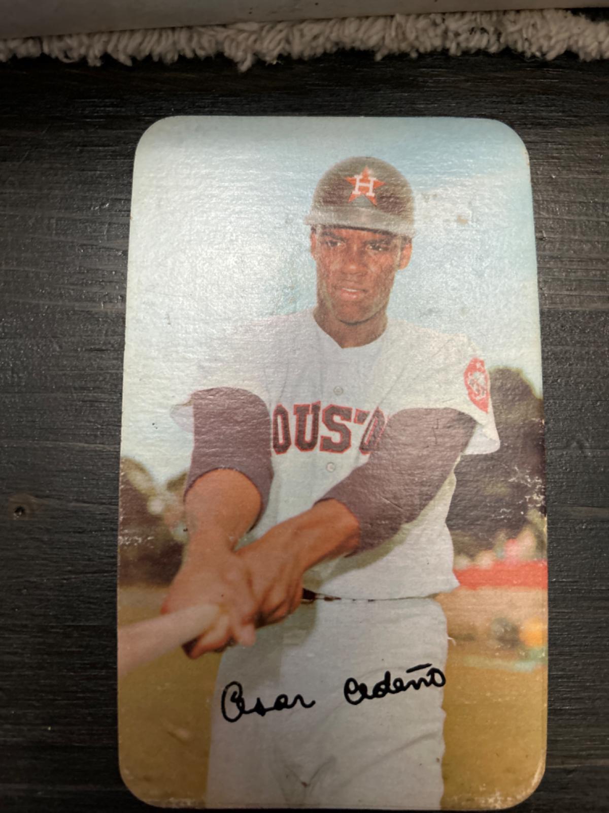 Cesar Cedeno #15 Baseball Cards 1971 Topps Super